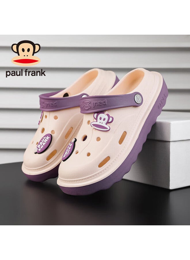 Paul Frank Paul Frank Crocs-style Shoes, Casual Sandals For Men, Comfortable Beach Shoes, Outdoor Closed-toe Slippers For Women, 65710, Pink, Size 40-41 - Image 3