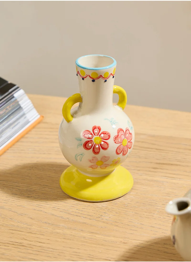 Sass & Belle Folk Floral Small Vase Assorted