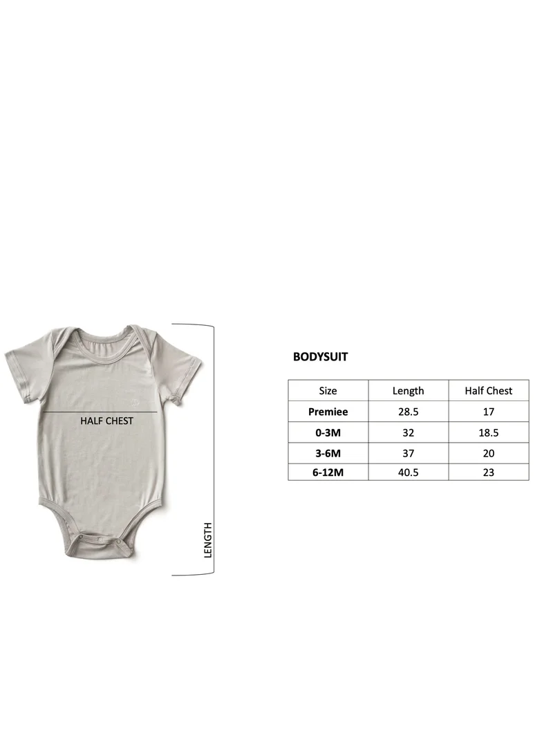Anvi Baby Organic Bamboo Spandex Bodysuit- Lemon