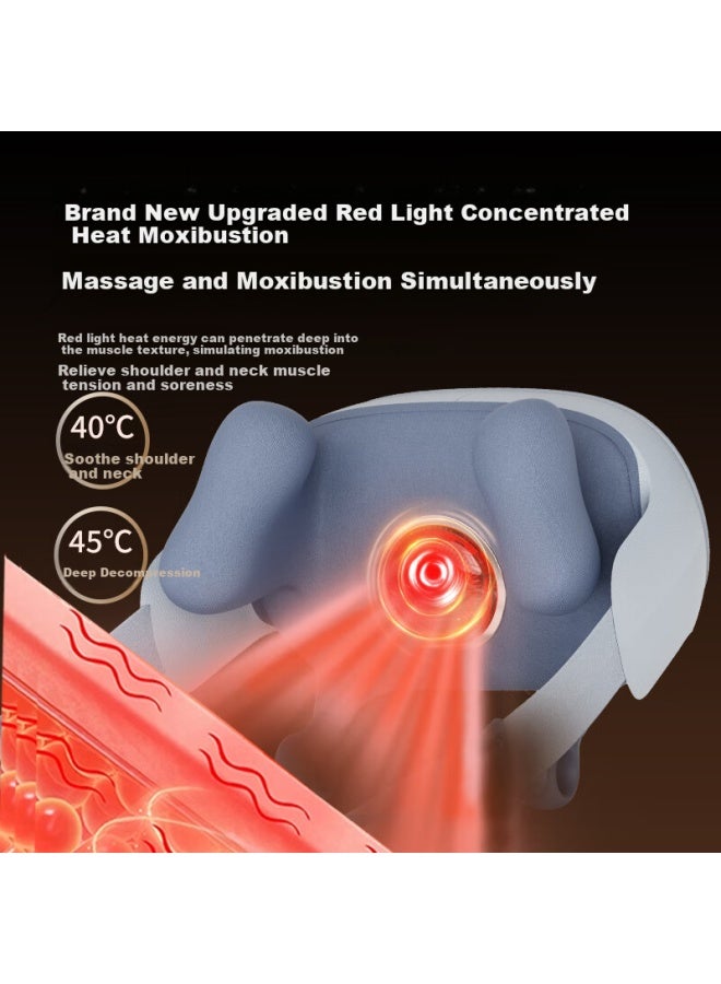 MIAOJIE Miaojie (miaojie) R3 Explorer Version Cervical Massager Shoulder Neck Massager With Red Light Heat Therapy For Trapezius Leg Waist Neck Massager Device Gift For Parents Boyfriend Girlfriend Birthday G  - Image 1