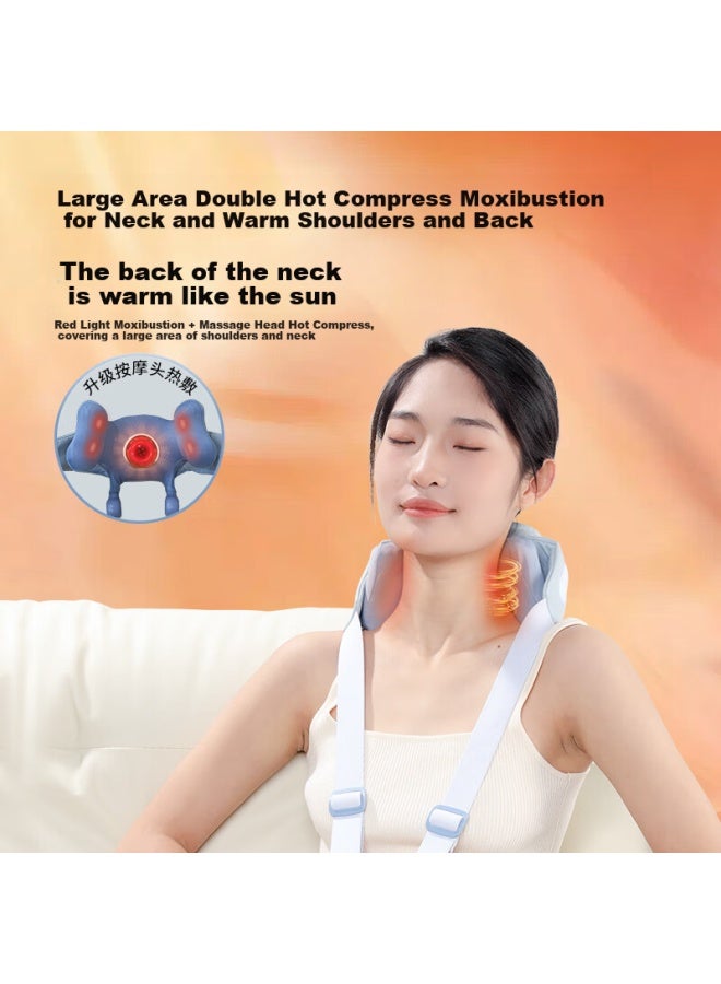 MIAOJIE Miaojie (miaojie) R3 Explorer Version Cervical Massager Shoulder Neck Massager With Red Light Heat Therapy For Trapezius Leg Waist Neck Massager Device Gift For Parents Boyfriend Girlfriend Birthday G  - Image 2