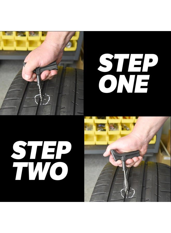 Slime 2040-A Tire Repair Plug Kit, Deluxe, Contains Strings, Tools and Glue, 11 Pieces - Image 5