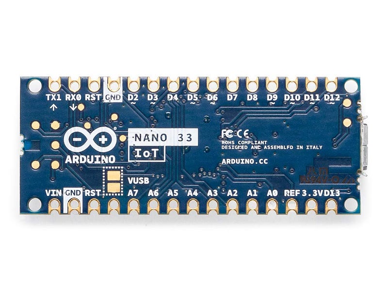 Arduino Nano 33 IoT [ABX00027] - 32-bit ARM Cortex-M0+, WiFi & Bluetooth, 256KB Flash, 32KB SRAM, Secure Element, 14 Digital I/O Pins, 6 Analog Inputs, Compatible with Arduino IDE for IoT Projects - Image 4
