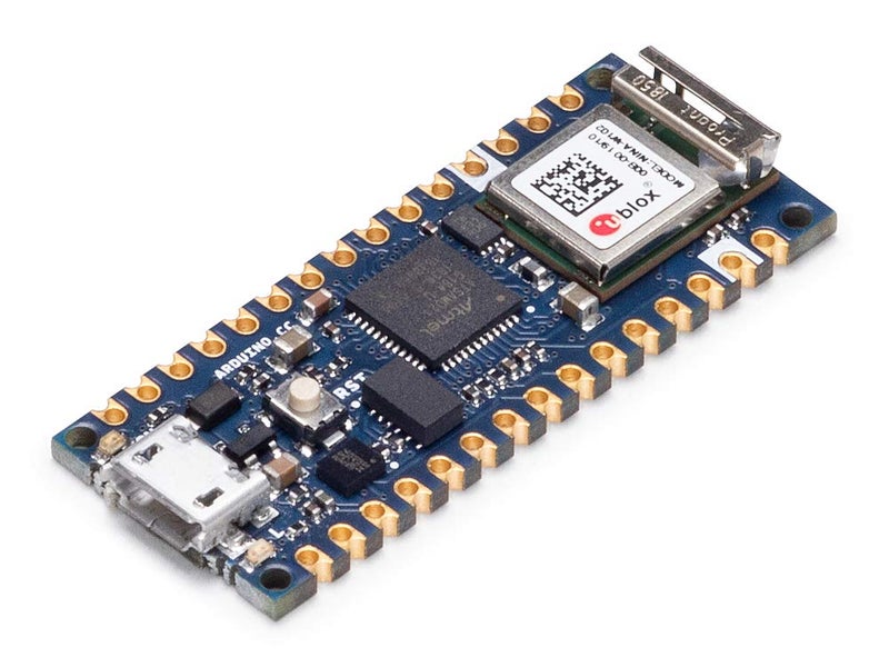 Arduino Nano 33 IoT [ABX00027] - 32-bit ARM Cortex-M0+, WiFi & Bluetooth, 256KB Flash, 32KB SRAM, Secure Element, 14 Digital I/O Pins, 6 Analog Inputs, Compatible with Arduino IDE for IoT Projects - Image 2