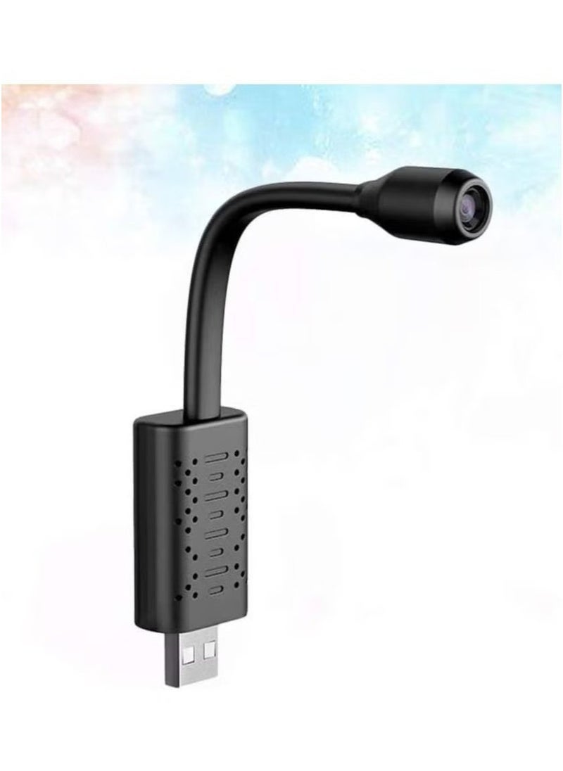 ELTRAZONE 📹 USB Mini WiFi IP Camera – Portable Wireless USB Security Cam with 360° Flexible Neck, Motion Detection, Real-Time Video Recording, Night Vision & Remote App Control – Compact Home, Office & Travel Surveillance Camera with Plug & Play Setup  - Image 2