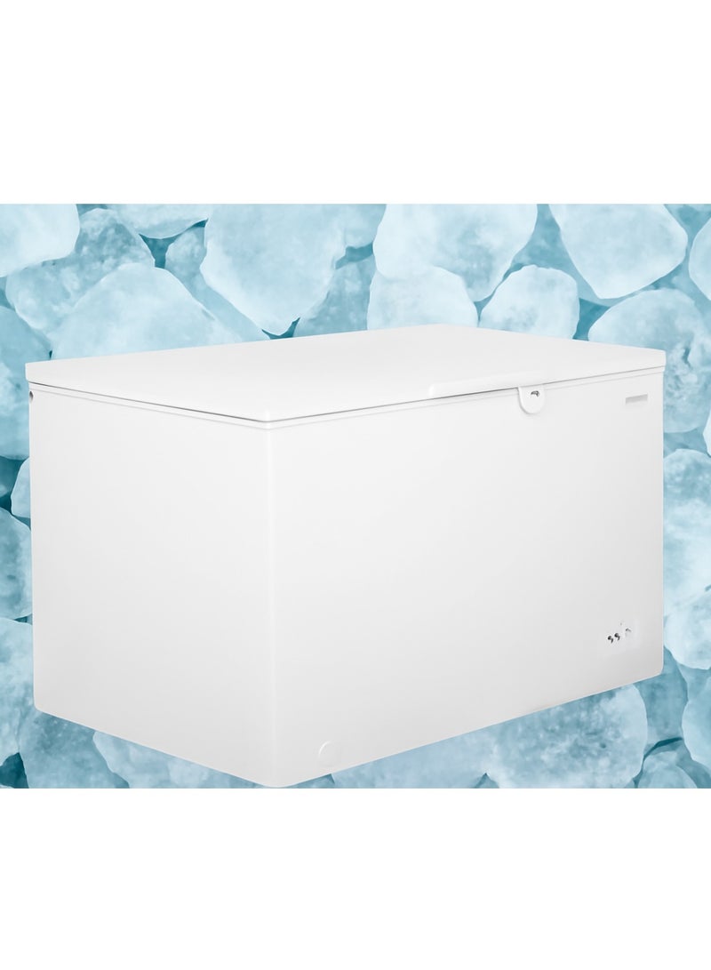 Oscar Chest Freezer, Energy Efficient 4D Cooling Refrigeration System , Grip Handle, Lock And Key,  300L OCF300LW White - Image 2
