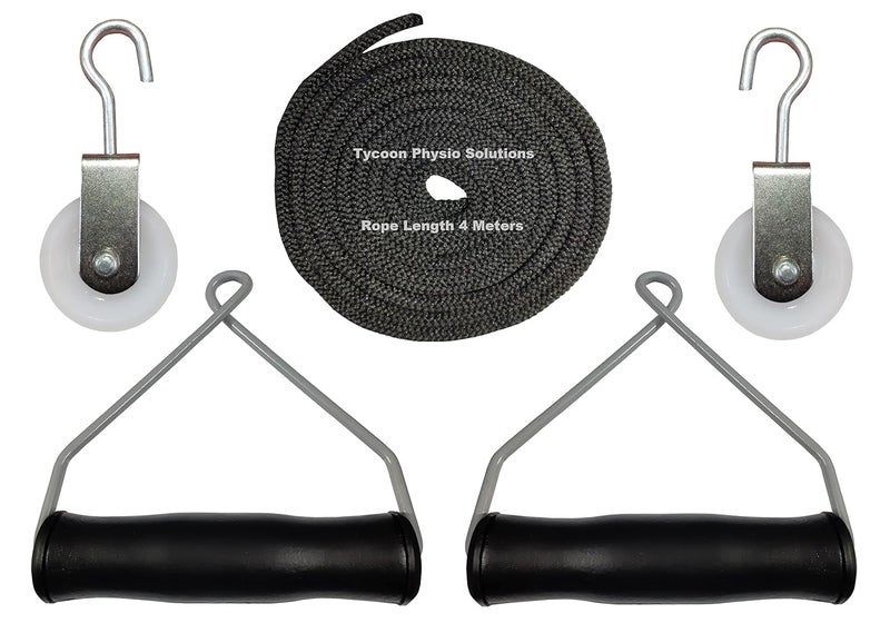 TYCOON PHYSIO SOLUTIONS Shoulder T Pulley Set For Adhesive_Capsulitis Frozen Shoulder Exercise Black Color Standard Size,One Size - Image 4