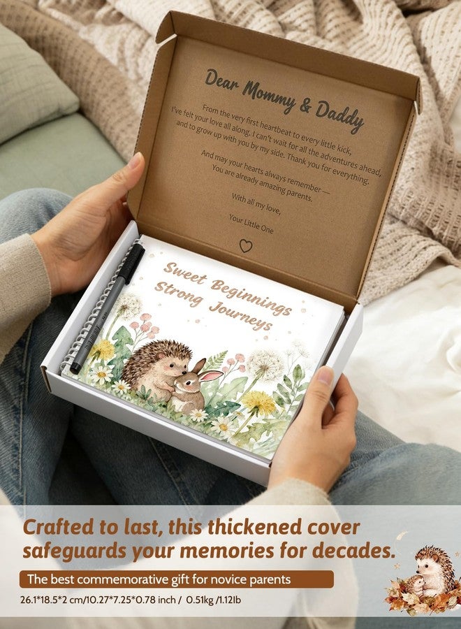 Mexlyca Baby Memory Book for Boy or Girl - First 3 Year Keepsake Album from Pregnancy to Age Three, Pregnancy Journal and Memory Book - Lovely Must Have Gift for First Time Moms to Be Baby Party Gift - Image 2