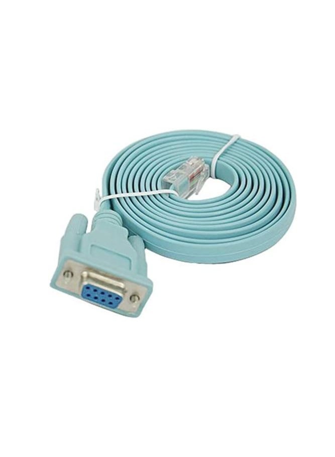 DKURVE® Console Cable, RJ45 Ethernet to RS232 DB9 Computer Port Serial Parent Router Network Adapter Cable 1.5M - Image 3