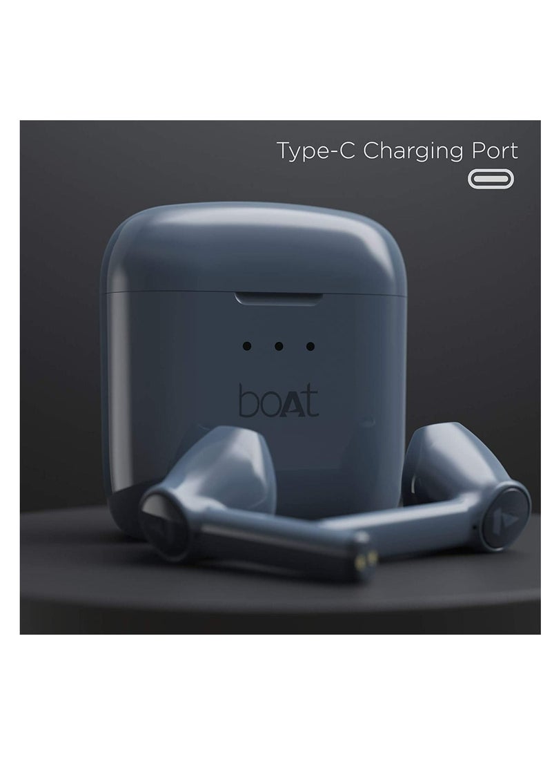 boAt - Boat Airdopes 131 Twin Wireless Earbuds With Iwp Technology, Bluetooth V5.0, Immersive Audio, Up To 15H Total Playback, Instant Voice Assistant And Type C ChargingMidnight Blue, One Size - Image 1