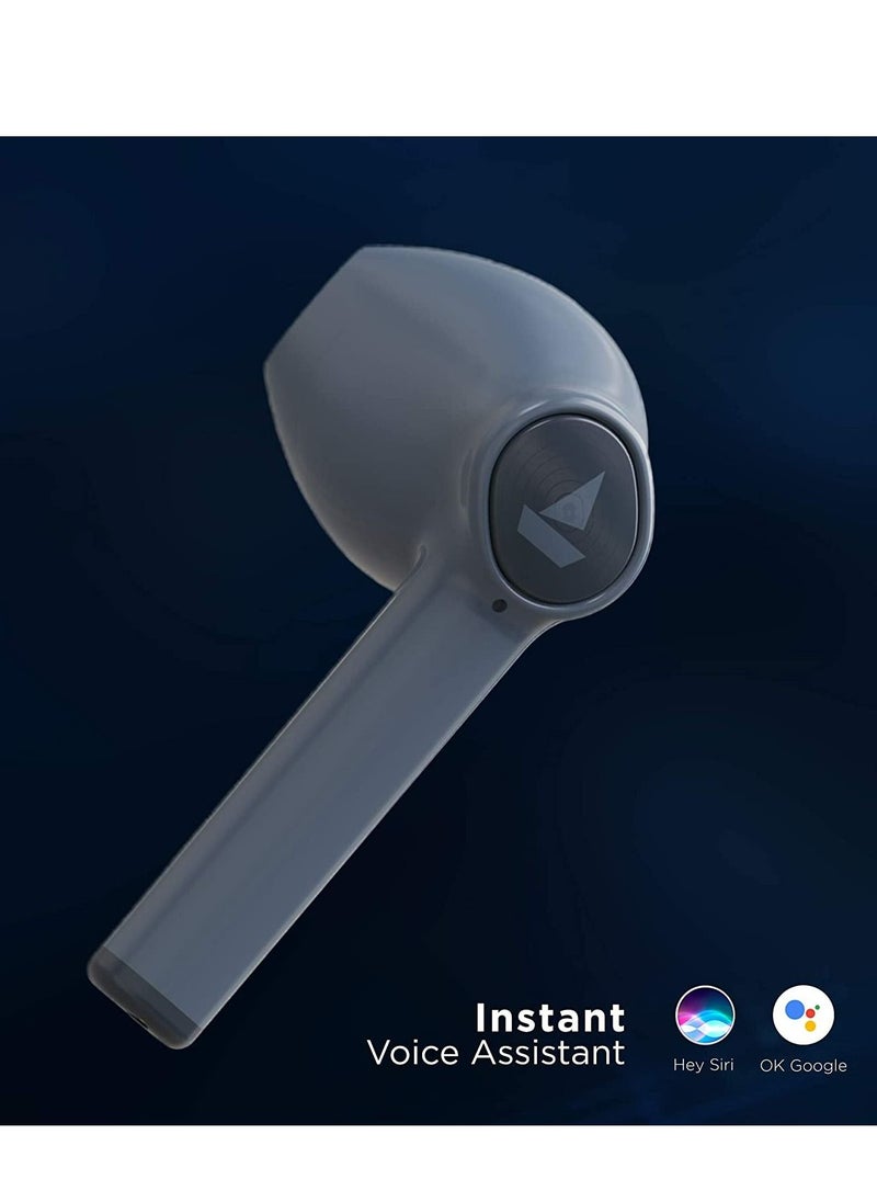 boAt - Boat Airdopes 131 Twin Wireless Earbuds With Iwp Technology, Bluetooth V5.0, Immersive Audio, Up To 15H Total Playback, Instant Voice Assistant And Type C ChargingMidnight Blue, One Size - Image 1