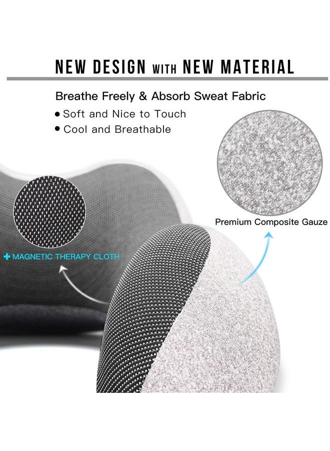 ADOFYS Travel Pillow Premium Memory Foam,Comfortable & Supportive Neck Pillow,Pain Relief Sleeping Neck Pillows for Travel,Airplane Pillow for Sleeping Airplane,Car,Office and Home,Medium,Black - Image 3