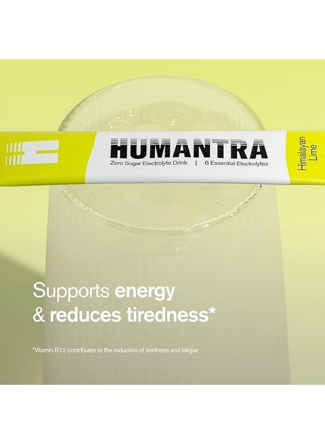 Humantra Himalayan Lime Hydration Packets | Zero Sugar Electrolyte Hydration Multiplier w/Essential Minerals, Boost Immune & Metabolic Functions | Electrolytes Powder Immune Support - Image 3