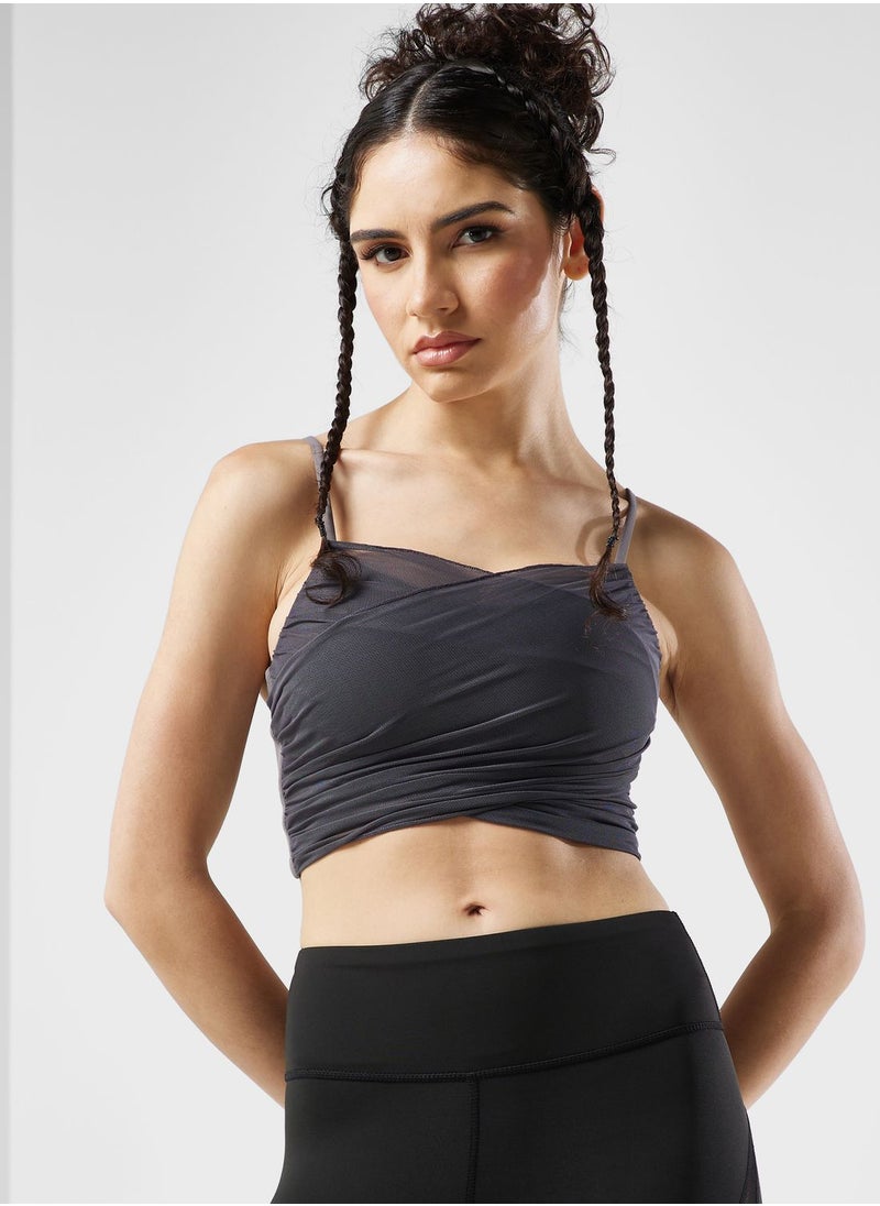 FRWD - Ruched Detail Sports Bra - Image 1