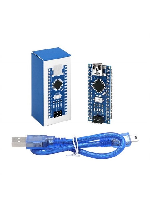 Nano V3.0, Nano Board ATmega328P 5V 16M Micro-Controller Board Compatible with Arduino IDE (Nano x 3 with USB Cable)