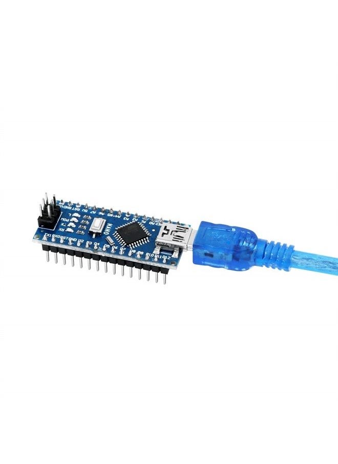 Nano V3.0, Nano Board ATmega328P 5V 16M Micro-Controller Board Compatible with Arduino IDE (Nano x 3 with USB Cable)