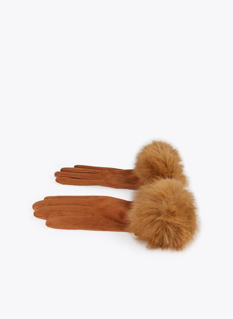 Lola Casademunt Fur gloves
