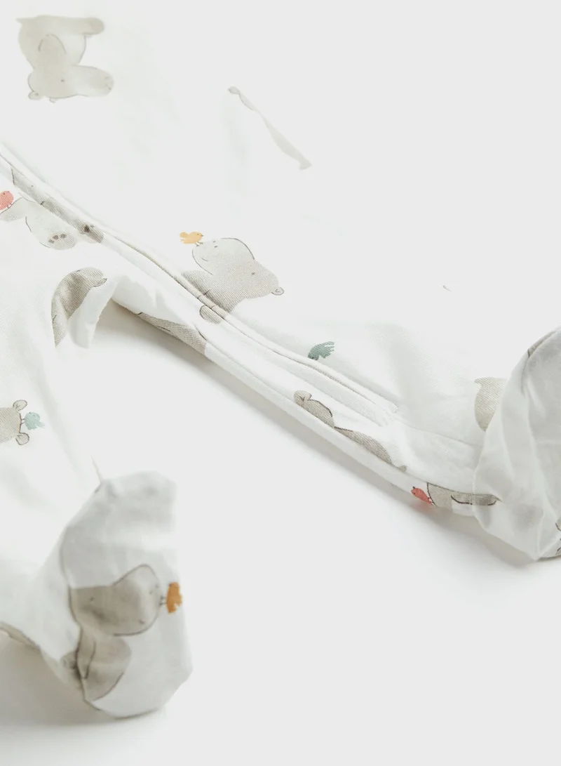 اتش اند ام Infant 3 Pack Assorted Zip Up Onesies