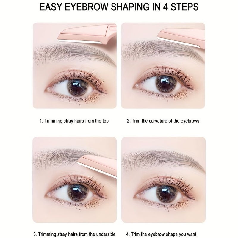 Women Facial Razors 12 Count Mash Up Exfoliating Eyebrow Shaper Portable Face Hair Remover - Image 5