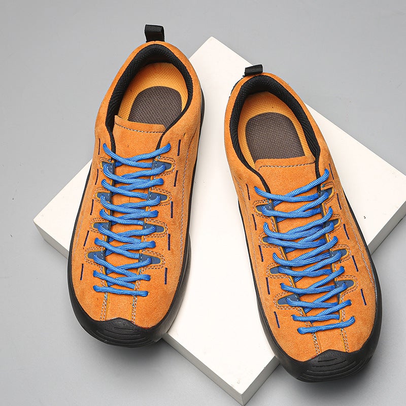Cute And Quirky Round-Toe Mountain-Style Outdoor Shoes, Camping Casual Non-Slip Hiking Shoes, Low-Top Hiking Shoes For Women, Couple'S Style For Men - Image 2