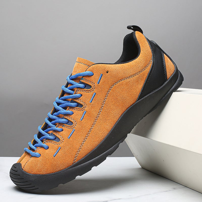 Cute And Quirky Round-Toe Mountain-Style Outdoor Shoes, Camping Casual Non-Slip Hiking Shoes, Low-Top Hiking Shoes For Women, Couple'S Style For Men - Image 1