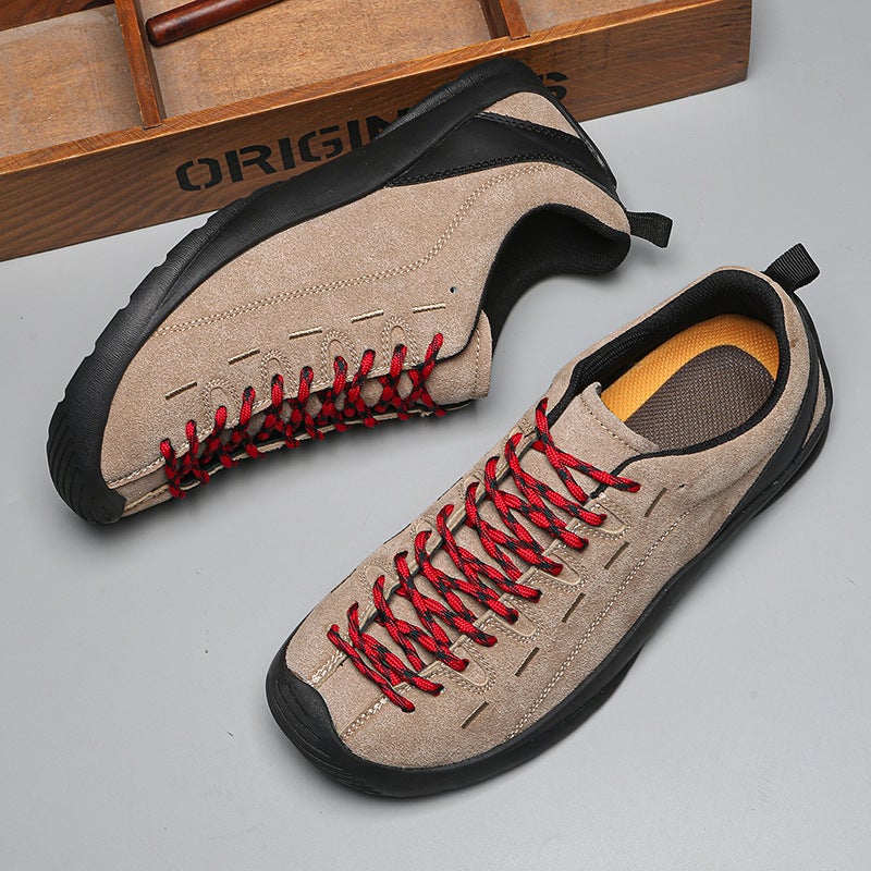 Cute And Quirky Round-Toe Mountain-Style Outdoor Shoes, Camping Casual Non-Slip Hiking Shoes, Low-Top Hiking Shoes For Women, Couple'S Style For Men - Image 4