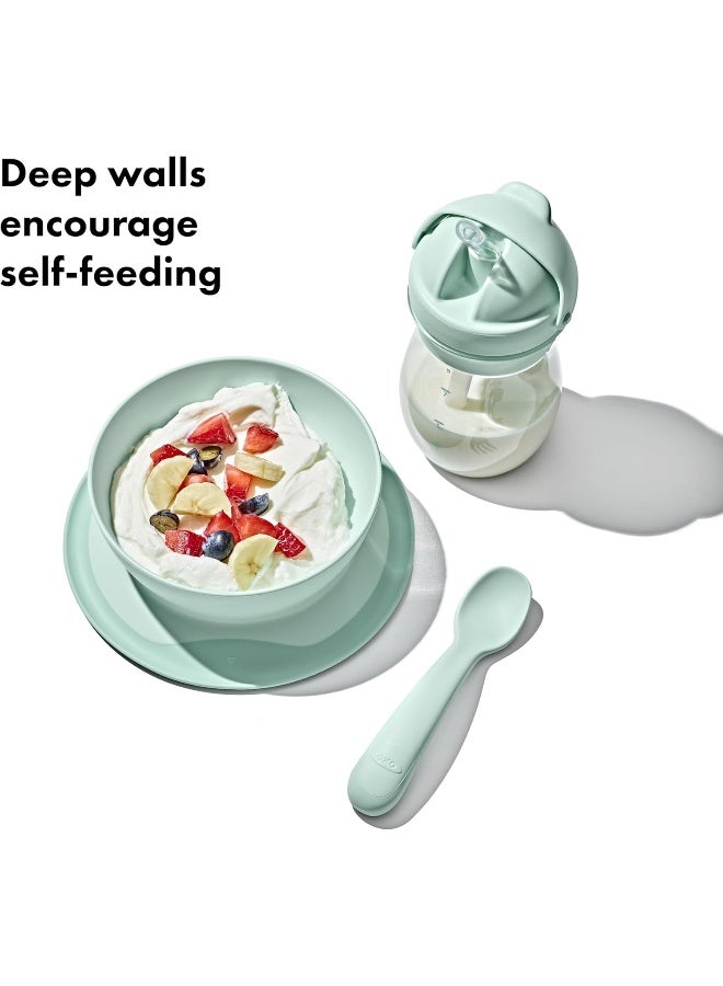 OXO Tot Stick and Stay Suction Bowl - Opal - Image 4