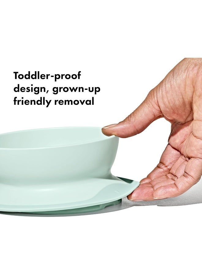 OXO Tot Stick and Stay Suction Bowl - Opal - Image 3