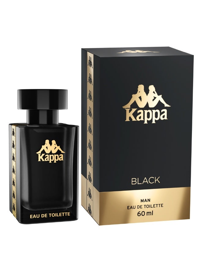 Kappa Perfume BLACK Eau De Toilet Men EDT 60 ml - Image 2
