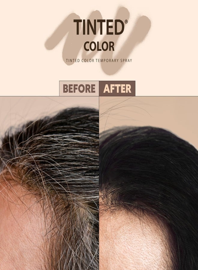 EBIN NEW YORK Tinted Color Temporary Hair Color Spray - 3.38oz Natural Black, Perfect Gray Coverage, Root Touch Up, Quick Dry, Humidity-Resistant & Jojoba Oil for Moisture - Image 5