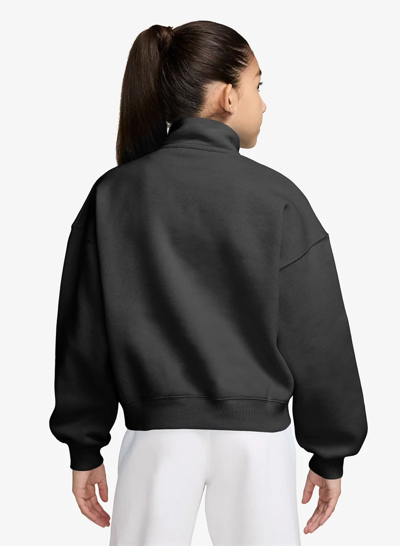 Nike Youth Nsw Studio Fleece Zip-Top