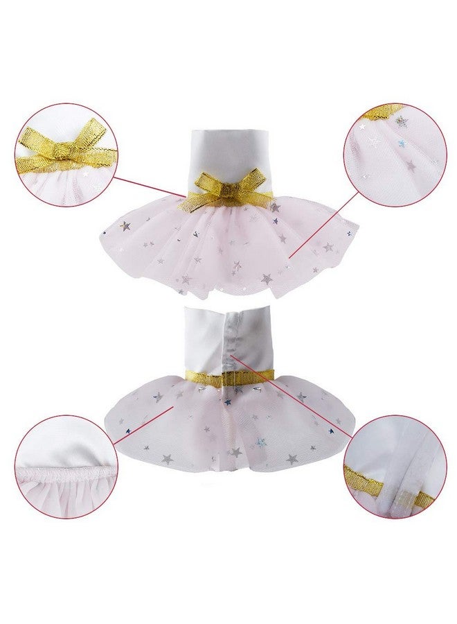 E-TING Santa Clothing Light Pink Tulle Dress For Elf Doll Christmas Decoration Accessories - Image 2