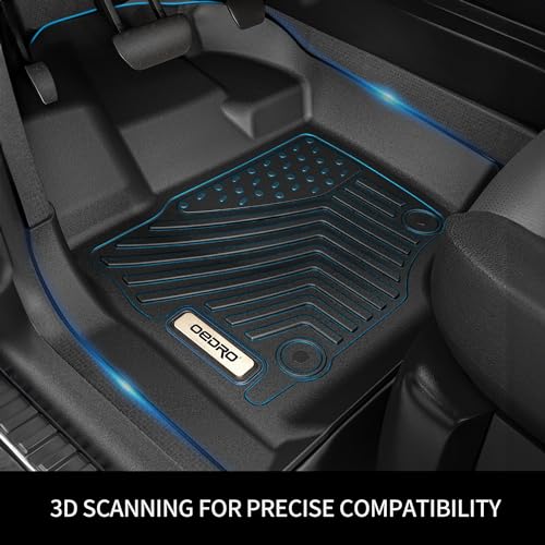 OEDRO Floor Mats Fit for 2021-2024 2025 Hyundai Elantra Sedan Front 1st & 2nd Seat, Custom Fit All Weather Protection Car Mats TPE Accessories - Image 3