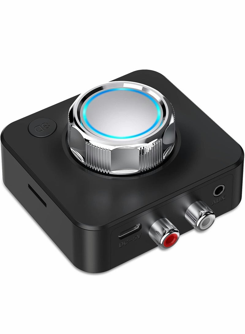 Captaintech Bluetooth Audio Receiver, Stereo Wireless Audio Adapter for Stereo Receiver with 3.5mm RCA TF Card Playback 3D Bass Mode for Home Music Streaming Stereo System - Image 1