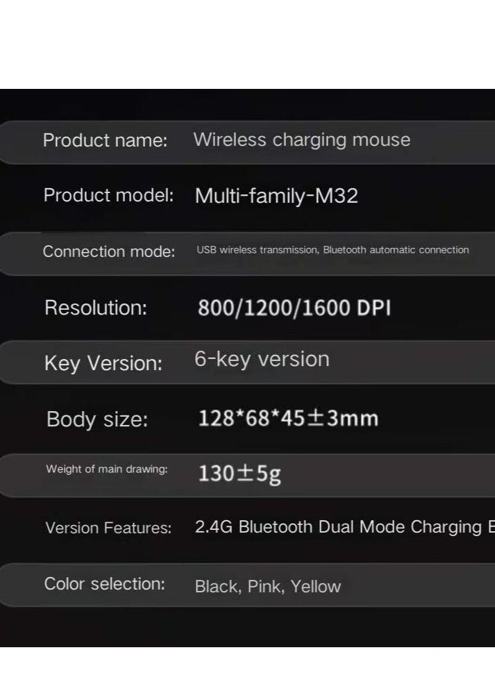 RGB Bluetooth gaming mouse - Image 5