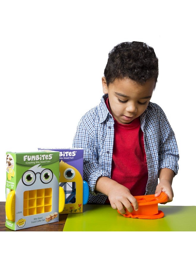 FunBites Food Cutter for Kids, Orange Triangles - Image 4