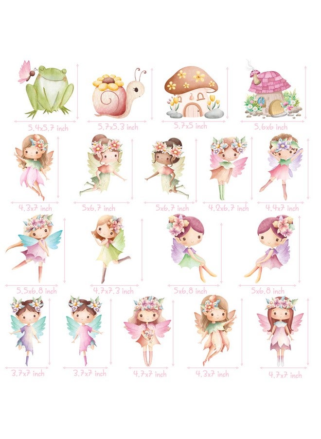 اوموني زينة عيد ميلاد جنية معلقة على شكل دوامات، 20 قطعة من شرائط السقف لحفلات أعياد الميلاد الجنية، لوازم حفلات استقبال المولود على شكل زهور جنية - Image 4