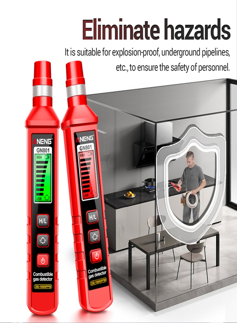 ANENG ANENG GN801 Gas-sensitive Semi-conduct Detector 300~10000PPM Gas Leakage Analyzer Combustible Meter Environment Test Sensor Tool - Image 3