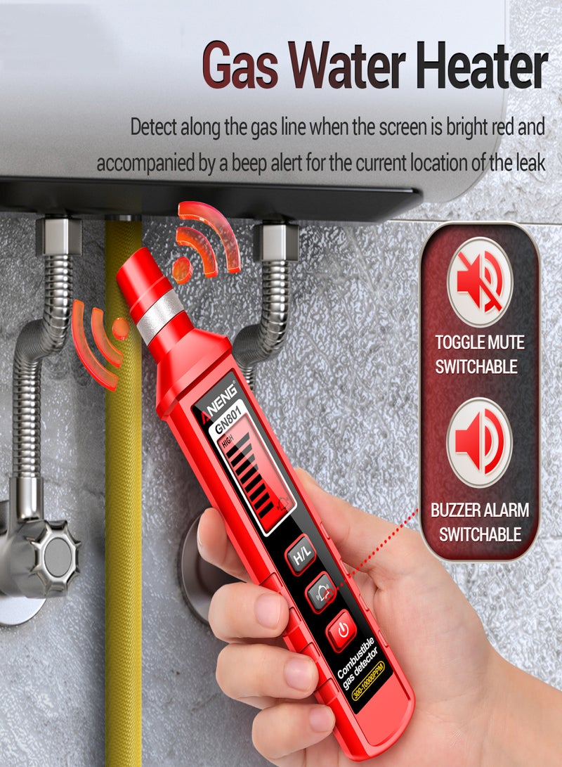 ANENG ANENG GN801 Gas-sensitive Semi-conduct Detector 300~10000PPM Gas Leakage Analyzer Combustible Meter Environment Test Sensor Tool - Image 4