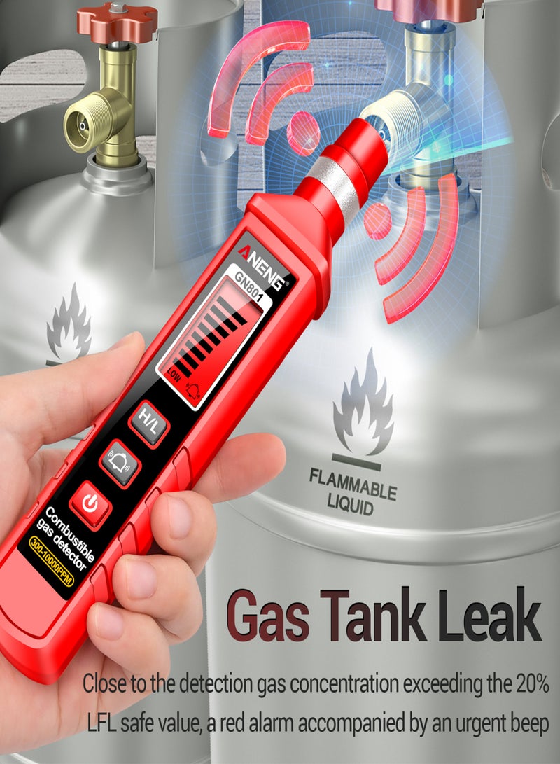 ANENG ANENG GN801 Gas-sensitive Semi-conduct Detector 300~10000PPM Gas Leakage Analyzer Combustible Meter Environment Test Sensor Tool - Image 5