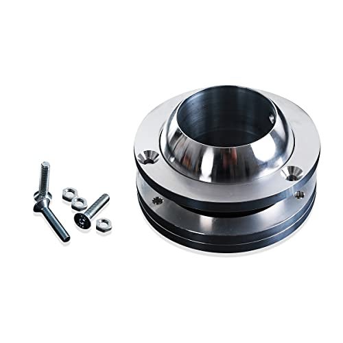 XTPTFABS Universal Billet Aluminum Steering Column Swivel Floor Mount Compatible with 2" Columns SBC BBC 350.Vehicles with 2" Diameter Steering Columns - Image 1