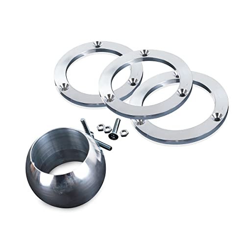 XTPTFABS Universal Billet Aluminum Steering Column Swivel Floor Mount Compatible with 2" Columns SBC BBC 350.Vehicles with 2" Diameter Steering Columns - Image 5