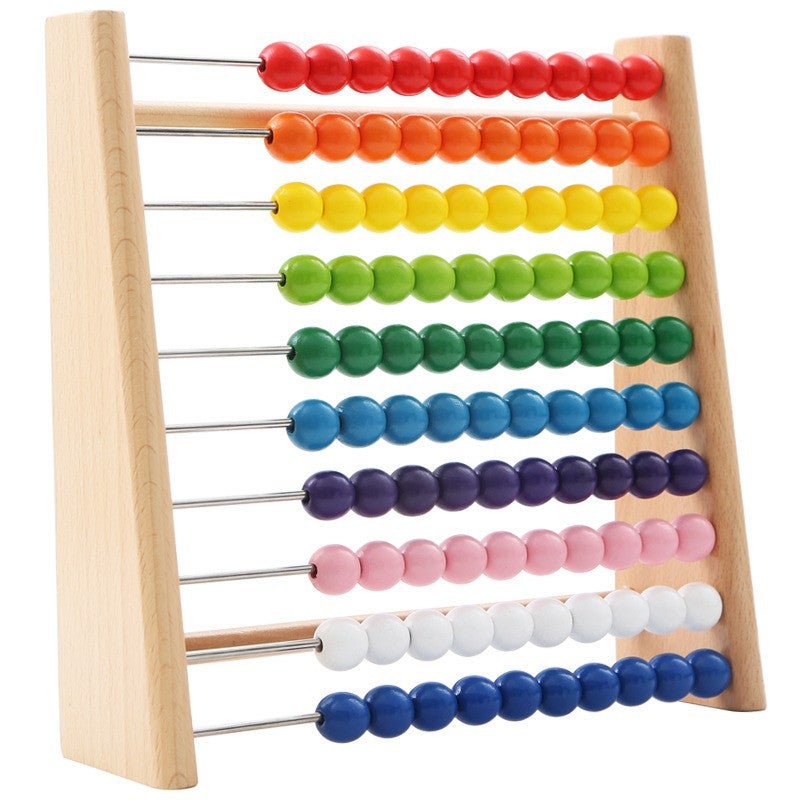 Children'S Calculating Rack Elementary School Grade One Bead Math Teaching Aware Kindergarten Montessori Calculator Artifact Addition And Subtraction Abacus - Image 1