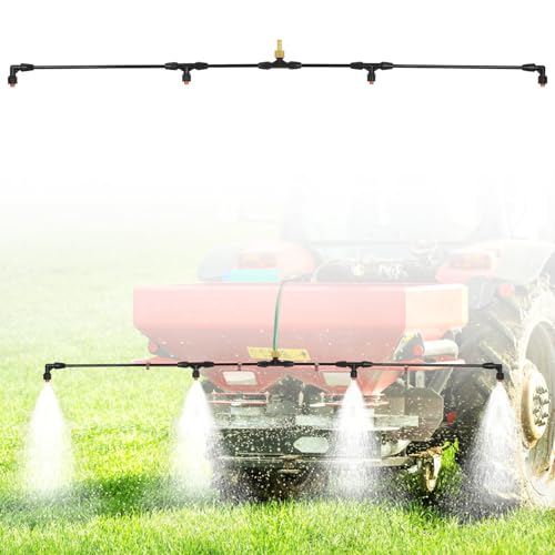 WUDIALIEN 4 Nozzles Sprayer Boom Wand with 38 Inch Brass Barb Sprayer Wand Switchable 2 Nozzle Pattern Lightweight Up To 551 Inches Long Sprayer wand Suitable For Watering Large Areas In Gardens Farms - Image 1