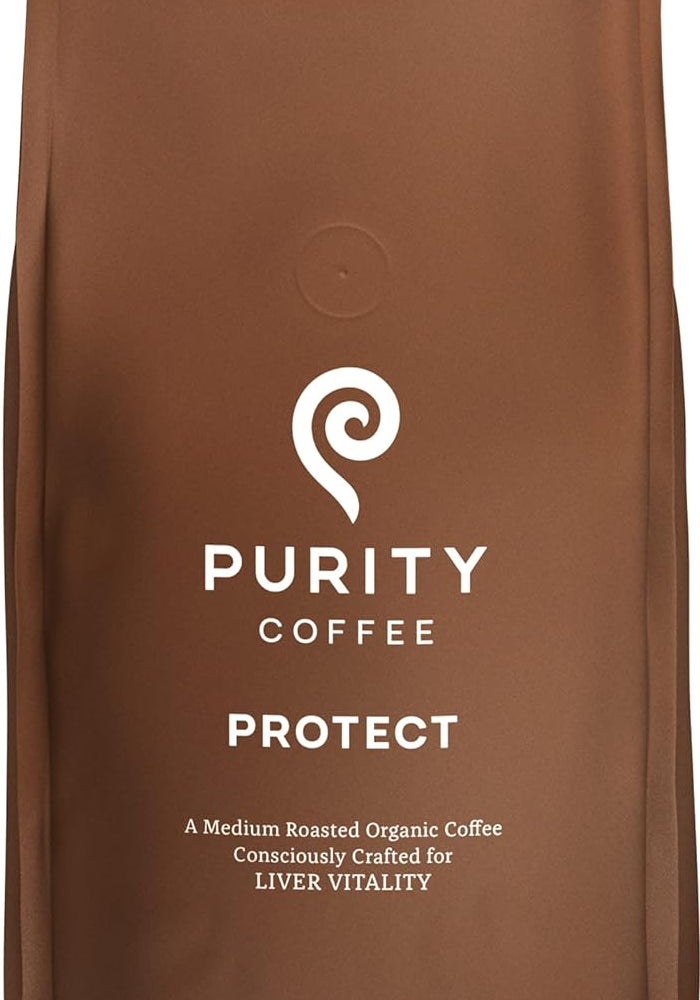 Purity Coffee PROTECT - Highest Antioxidant Light-Medium Roast Organic Whole Bean Coffee - 5 lb Bag - Image 1