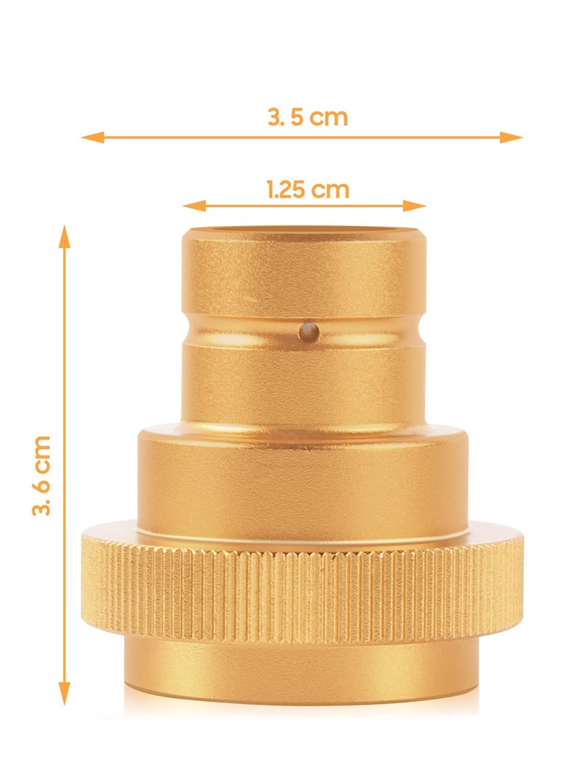 SYOSI - CO2 Adapter for Soda Water Compatible with Soda Stream DUO Terra Art Quick Connecting CO2 Cylinder with TR21 4 Male Thread CO2 Adapter Accessories - Image 1