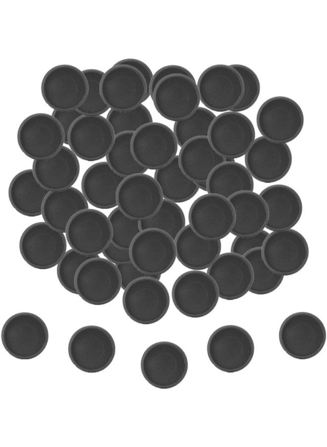 silvercnc 110 Pieces ABS Black Binding Discs on Loose-Leaf Notebook DIY Supplies  - Image 3