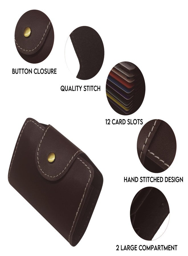 GREEN DRAGONFLY PU Leaher Clutches/Women's Wallets/Card Holder for Women,Credit Card Holder Wallet for Women & Girl's(NMB/202306750-Coffee Brown) - Image 3