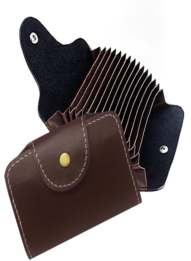 GREEN DRAGONFLY PU Leaher Clutches/Women's Wallets/Card Holder for Women,Credit Card Holder Wallet for Women & Girl's(NMB/202306750-Coffee Brown) - Image 1