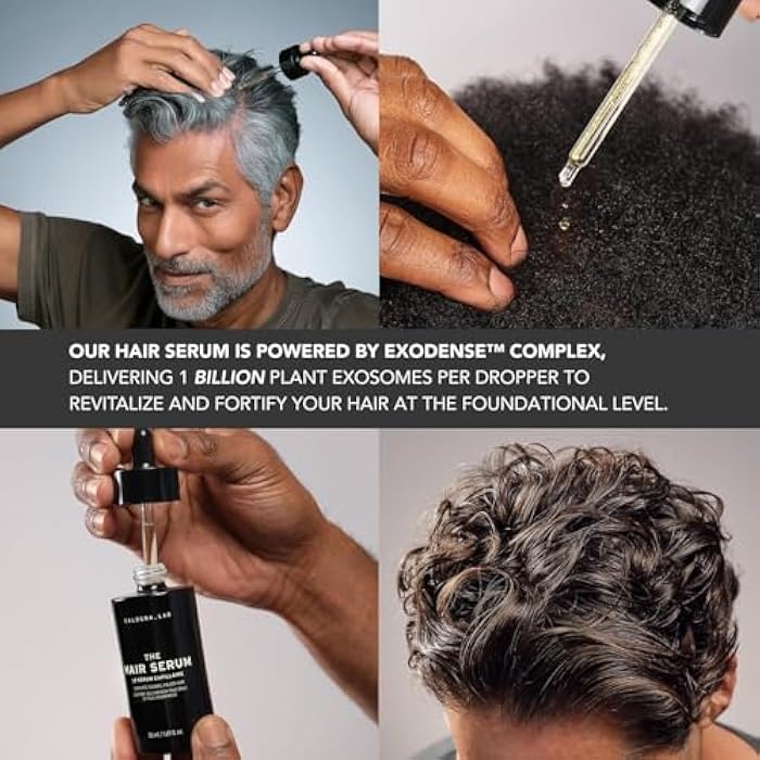 Caldera + Lab Hair Care System for Men – Shampoo, Conditioner & Leave-In Scalp Serum | Clean, Sulfate-Free Set | Fuller-Looking, Stronger Hair | Gift-Ready - Image 5